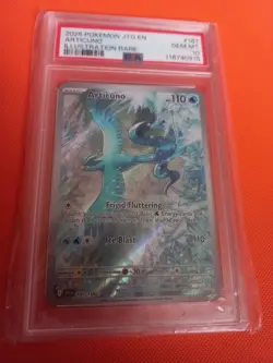 Pokemon TCG Articuno 161/159 Illustration Rare Journey Together PSA 10 - Image 1