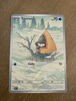 Pokemon TCG Snorunt 227/217 Illustration Rare Ascended Heroes - Image 1