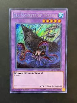 YUGIOH- Sea Monster of Theseus - MP17-EN231 - Secret Rare - 1st Edition NM - Image 1