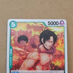 One Piece Portgas.D.Ace (OP09-035/229) OP09 Emperors in the New World NM TCG CCG - Image 2