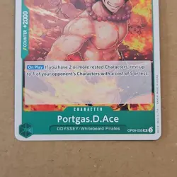 One Piece Portgas.D.Ace (OP09-035/229) OP09 Emperors in the New World NM TCG CCG - Image 3