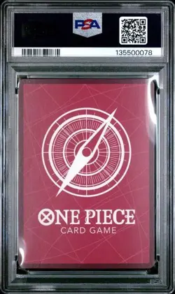 2022 ONE PIECE OP01-ROMANCE DAWN #002 TRAFALGAR LAW PRE ERRATA PSA 10 - Image 2