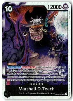 Marshall.D.Teach (Reprint) OP09-093 Premium BoosterThe Best- Vol. 2 One Piece NM - Image 1
