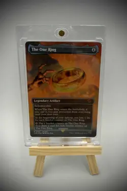 MTG Magic the Gathering FOIL The One Ring Borderless LTR! - Image 1