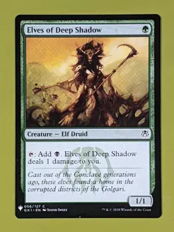 Elves of Deep Shadow x1 Guilds of Ravnica Guild Kits Mystery Booster 1x MTG - Image 1