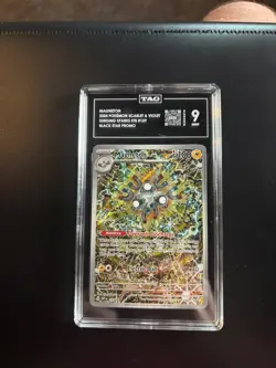 2024 POKEMON SVP EN-SV BLACK STAR PROMO #159 MAGNETON TAG 9 - Image 2