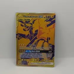 Pokemon TCG Pokemon Pikachu & Zekrom GX Promo Holo SM248 NM - Image 1