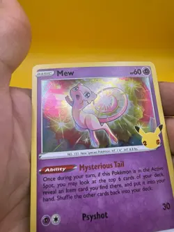 ⚡Mew 11/25 25th Anniversary Celebrations Pokemon TCG Holo MINT CLEAN✨ - Image 2