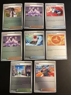 Pokemon Perfect Order 8x Trainer / Supporter Reverse Holographic Lot TCG Nm Mint - Image 1