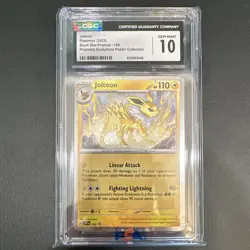 Pokemon Jolteon 169 Sv: Scarlet & Violet Promo Cosmos Holo EN 2025 CGC 10 - Image 1