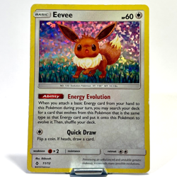 Eevee 11/12 McDonald's Promo 2018 Holo HP Pokemon TCG - Image 1