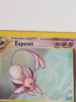 Pokemon TCG Espeon Neo Discovery 1 Holo - Image 2