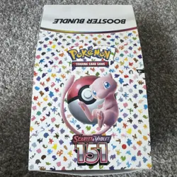 EMPTY Pokemon 151 Booster Bundle Display Scarlet and Violet Pokemon BOX ONLY - Image 1