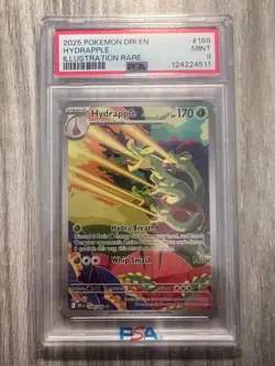 Pokemon TCG Destined Rivals #188 Hydrapple Illustration Rare PSA 9 - Image 1