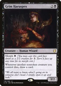 1x Grim Haruspex NM Eng MTG - Commander 2019 - Image 1