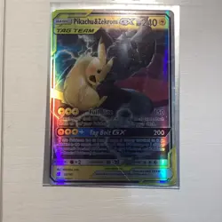 Pokemon Company Pikachu & Zekrom GX 33/181 Sm-Team Up TAG TEAM Holo UR 240HP ENG - Image 1