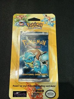 Sealed 1999 Pokemon Base Set Blastoise Blister Pack– Factory Sealed–HEAVY - Image 1