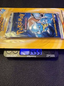Sealed 1999 Pokemon Base Set Blastoise Blister Pack– Factory Sealed–HEAVY - Image 5