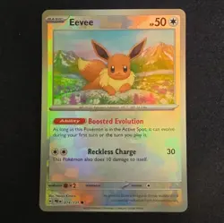 Pokemon Eevee Master Ball Pattern Holo 074/131 Sv Prismatic Evolutions 50 HP - Image 1