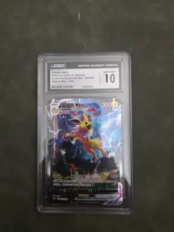 CGC 10 GEM MINT Chinese Jolteon VMAX 009/009 Alternate Art Holo POKEMON 2024 - Image 1