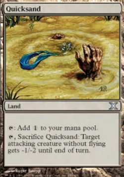 4x Quicksand ~ Near Mint 10th Edition Tenth MTG Magic x4 4 UltimateMTG Playset L - Image 1