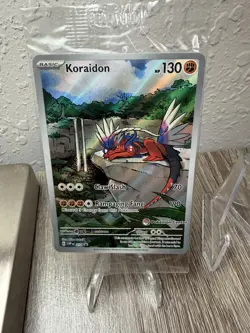 Koraidon SVP014 Pokemon Center Stamped Promo SV Black Star 014 Sealed Holo NM - Image 1