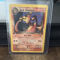Pokemon Dark Charizard Team Rocket 21/82 Rare 1st Edition … - Image 1