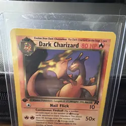 Pokemon Dark Charizard Team Rocket 21/82 Rare 1st Edition … - Image 2