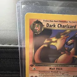 Pokemon Dark Charizard Team Rocket 21/82 Rare 1st Edition … - Image 3