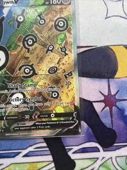Pokemon Unown V TCG Silver Tempest Holo Ultra Rare Card 177/195 Near Mint - Image 5