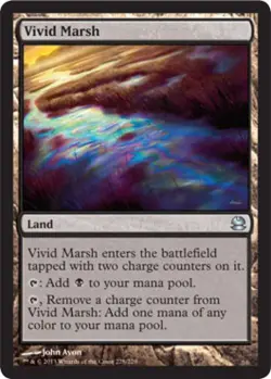 Vivid Marsh -Foil Light Play MTG Modern Masters - Image 1