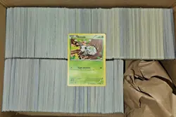 6LBS OF RANDOM LOOSE POKEMON CARDS USED - Image 1