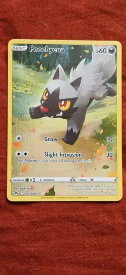 Poochyena # 33/70 Pokemon Card Crown Zenith - Image 1