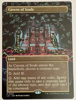 Cavern of Souls LCI 0345 Showcase(borderless) NM MTG Land Lost Caverns of Ixalan - Image 1
