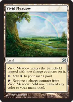 [1x] Vivid Meadow - Foil Near Mint, English Modern Masters MTG Magic - Image 1