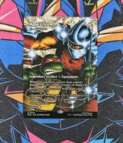 Raph's Umezawa's Jitte NM Borderless MTG Teenage Mutant Ninja Turtles Unplayed - Image 1