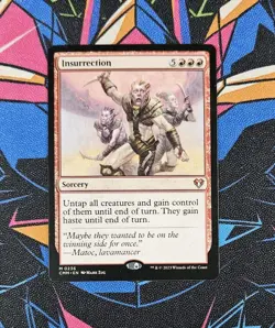 Insurrection NM Regular 236 MTG Commander Masters CMM Unplayed Magic Gathering - Image 1