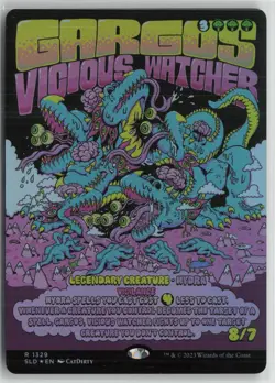 Gargos, Vicious Watcher LP Foil 1329 Secret Lair Drop Series Holo MTG - Image 1