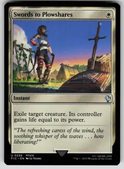 Swords to Plowshares Uncommon Commander: FINAL FANTASY 256 MTG Near Mint 2025 - Image 1
