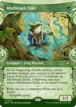 Mistbreath Elder (Showcase) [Bloomburrow] Magic MTG - Image 1