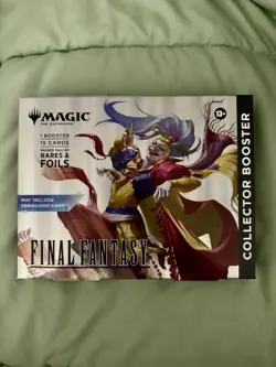 Magic The Gathering: Final Fantasy Collector Omega Booster Pack - Sealed - Image 1