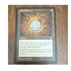 Wizards of the Coast MTG Mox Diamond Stronghold Rare Artifact Regular 1998 - Image 1