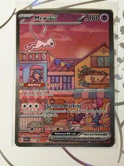 Pokemon Mew ex Full Art Holo Promo SVP Black Star 053 EX 180 HP English 2023 - Image 1