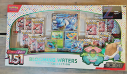 Pokemon TCG 151 Blooming Waters Premium Collection Box SEALED - Image 1