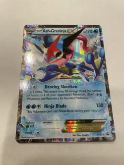 Ash-Greninja EX XY133 Pokemon TCG XY Promo Holo English LP Excellent Condition - Image 1