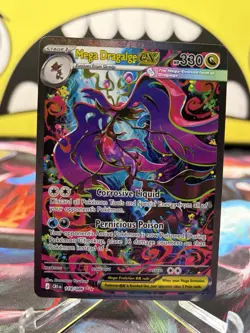Pokemon TCG Mega Dragalge Ex 118/086 Chaos Rising (English) SIR NM Condition - Image 1