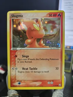 Slugma 2004 Reverse Holo Stamped 77/109 Pokemon Card - LP - Image 1