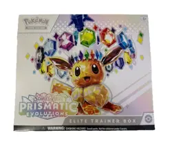 Pokemon TCG Prismatic Evolutions Elite Trainer Box Factory Sealed - Image 1