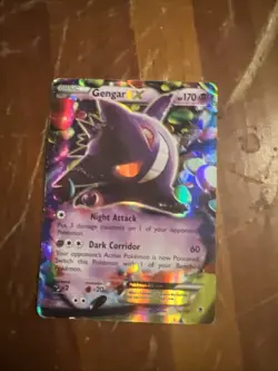 Pokemon Gengar EX TCG Holo Ultra Rare Card 34/119 Phantom Forces - Image 1