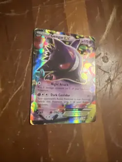 Pokemon Gengar EX TCG Holo Ultra Rare Card 34/119 Phantom Forces - Image 2